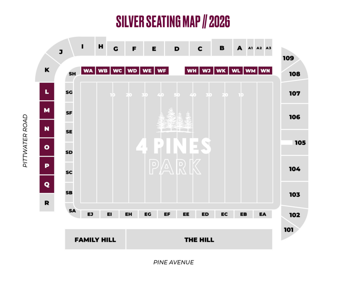 2026 Silver Seating Map