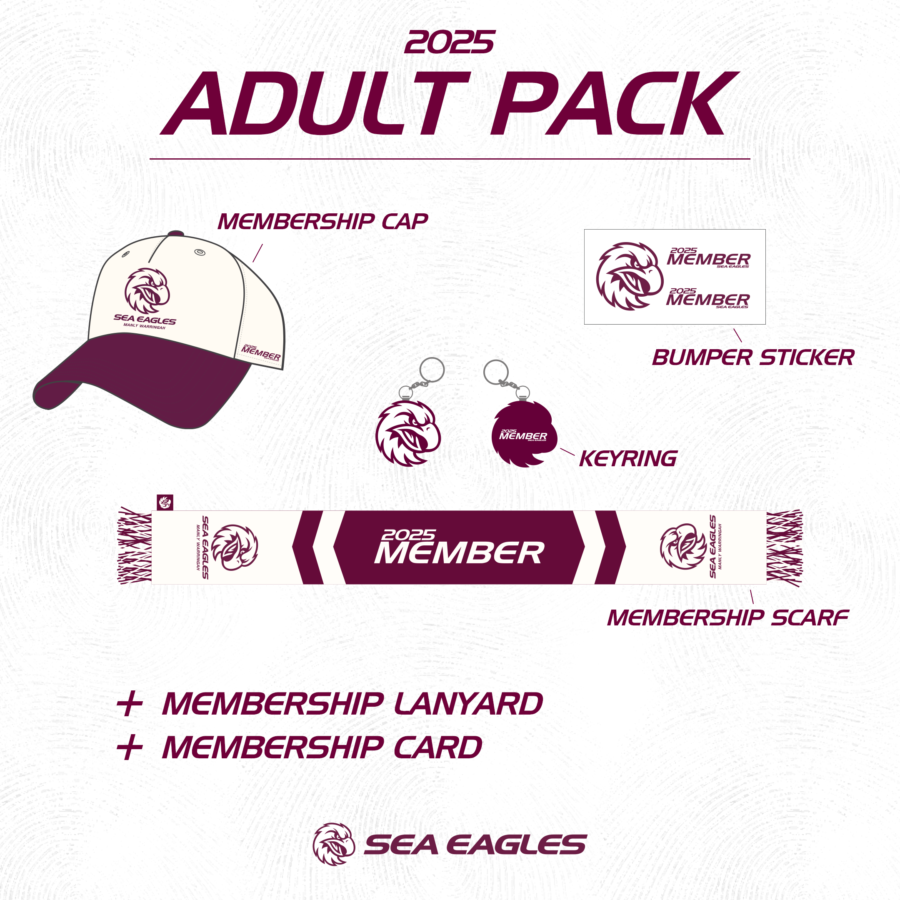 White Adult Pack Items